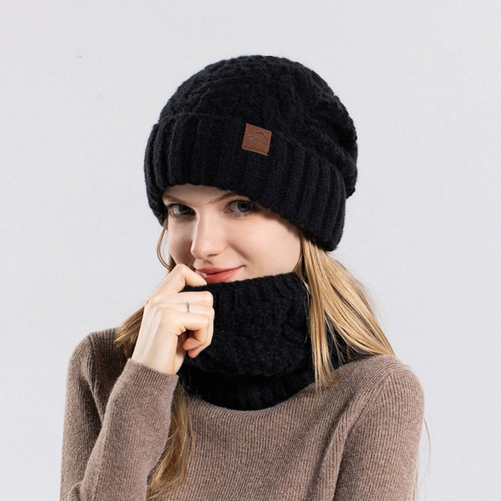 Soft Winter Beanie Hat Scarf S - Wool Glove Lined review and price