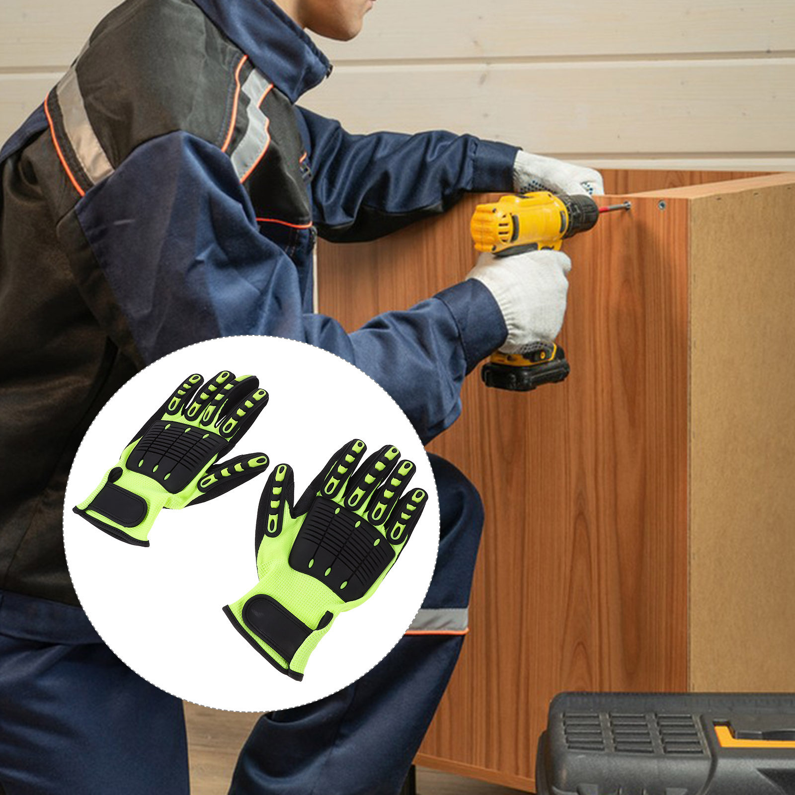 1Pair Heavy Duty Gardening Glo - Work Glove Impact review and price
