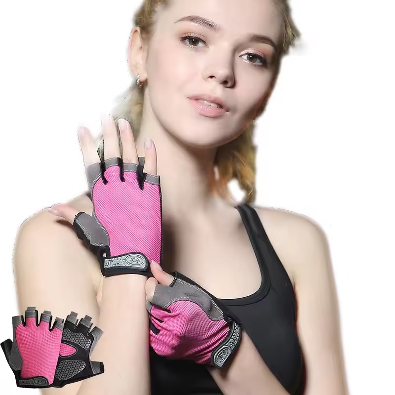 Breathable Anti-Slip Half Fing - Workout Glove Gym review and price